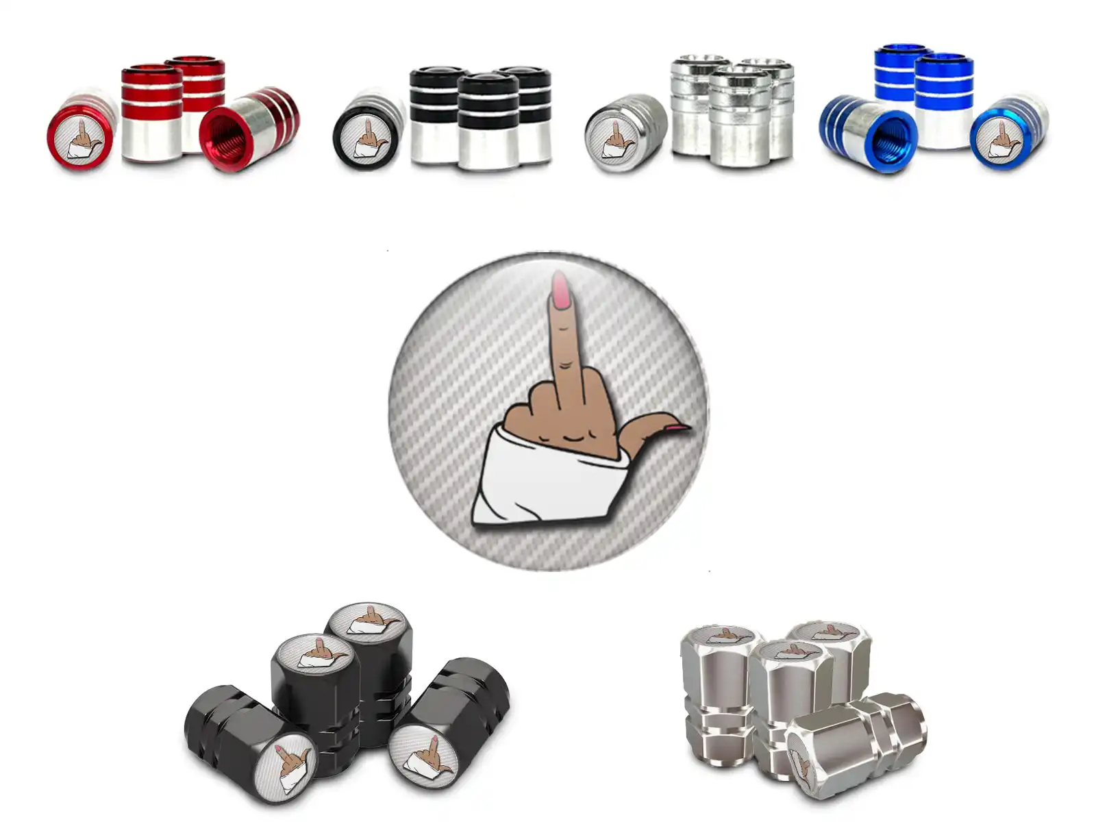 Tire Valve Stem Caps Bicycle Pro Design